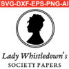 Lady Whistledown Svg Png Eps Dxf Ai Silhouette Arts Vector