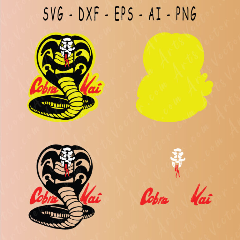 Cobra kai logo karate kid SVG EPS DXF PNG AI Vector file download