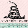 dont tread on me SVG EPS DXF PNG AI vector files instant download Files - Image 4