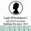lady whistledown society papers SVG