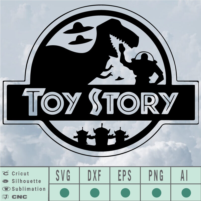 Rex and Buzz toy story SVG EPS DXF PNG AI Vector Instant Download for Cameo, Cricut and silhouette, sublimation printers and CNC cutting machine.