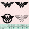 Wonder woman logo SVG