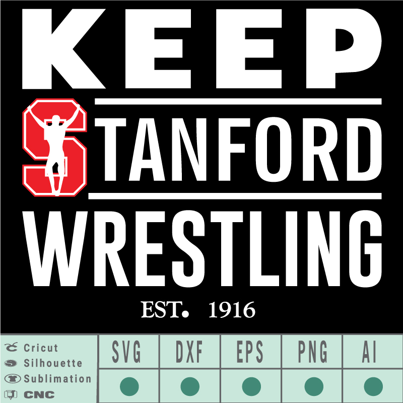 Download Keep Stanford Wrestling Svg Eps Dxf Png Ai Instant Download