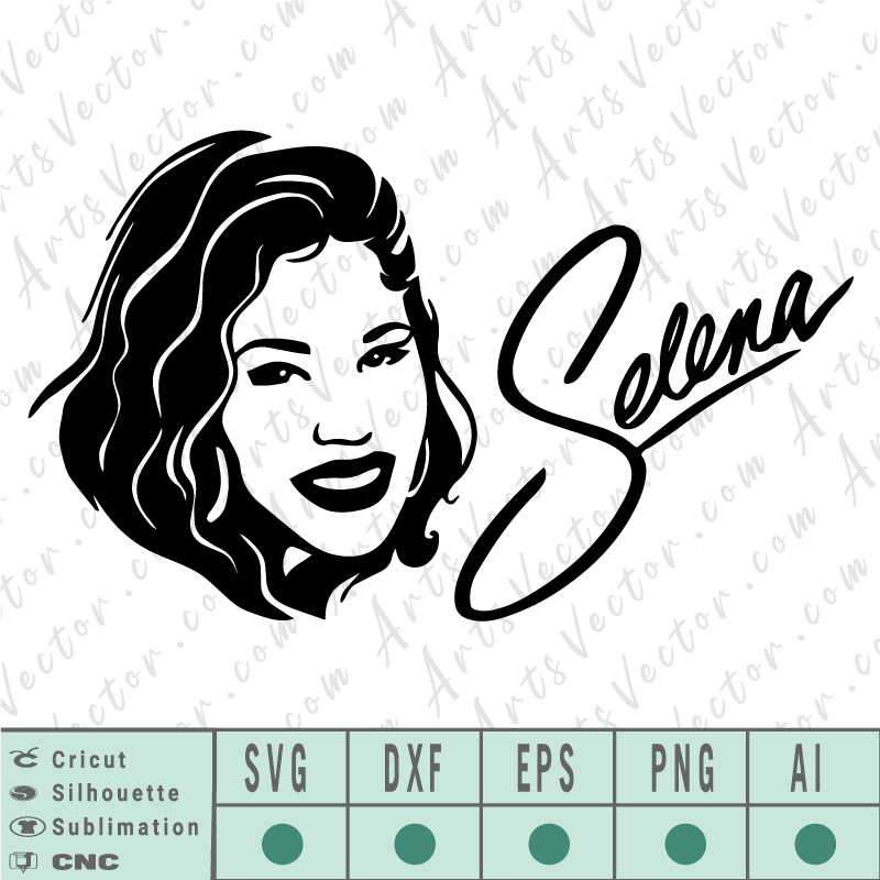 Selena Quintanilla free SVG