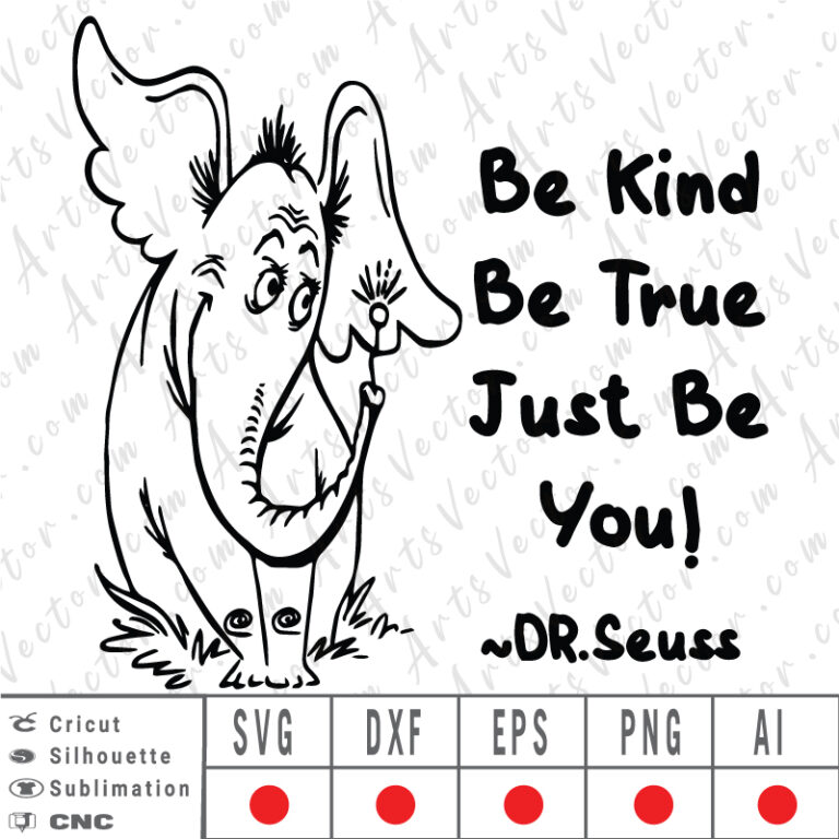 Horton hears a who dr seuss SVG EPS DXF PNG AI vector