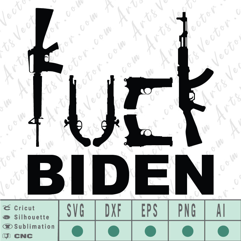 Joe hoe f biden SVG EPS DXF PNG AI Instant Download anti Biden