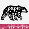 Papa Bear Silhouette SVG