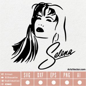 Selena svg bundle svg eps dxf png ai instant download