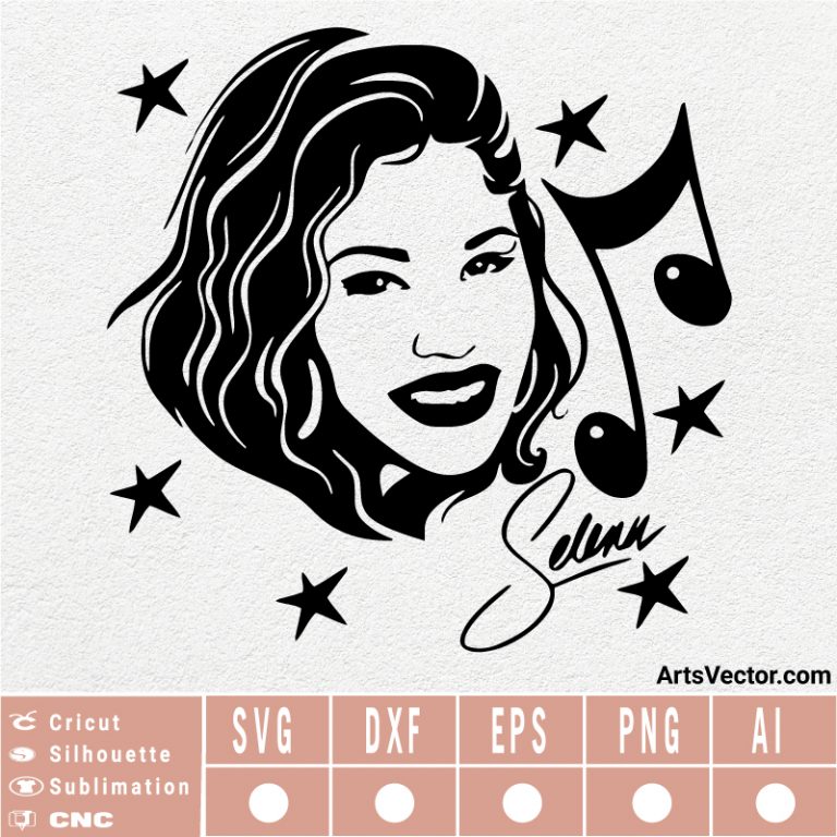 Selena svg bundle svg eps dxf png ai instant download