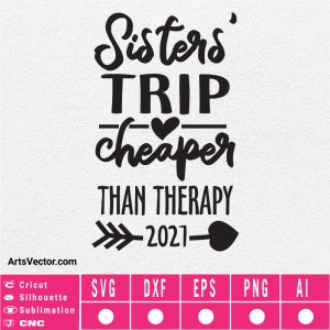 Girls trip cheaper than bundle SVG EPS DXF PNG AI Instant Download