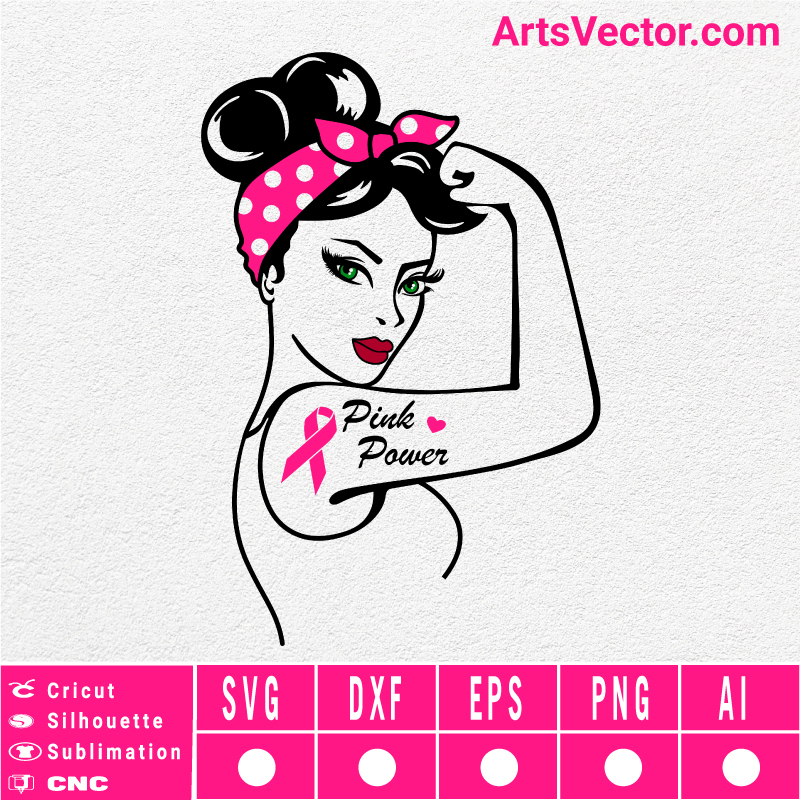 Rosie the riveter bundle SVG EPS DXF PNG AI Instant Download six 6 files.