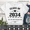 Class of 2034 kindergarten bundle SVG EPS DXF PNG AI Instant Download - Image 5