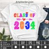 Class of 2034 kindergarten bundle SVG EPS DXF PNG AI Instant Download - Image 9