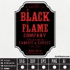 black flame candle free SVG EPS DXF PNG AI Instant Download - Image 3