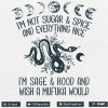 I'm not sugar and spice SVG PNG EPS DXF AI