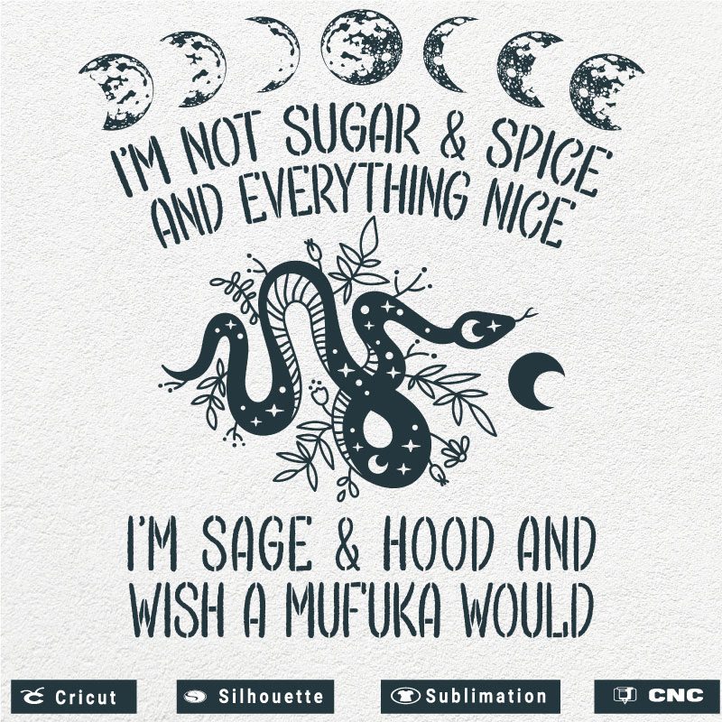 I’m not sugar and spice SVG PNG EPS DXF AI