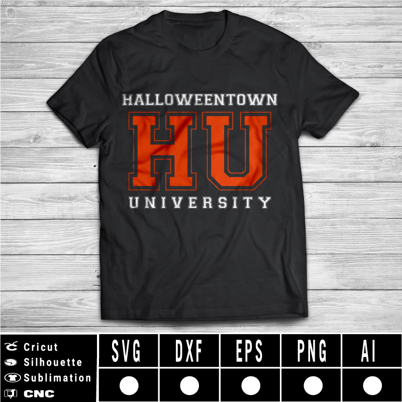 Halloween Town University SVG PNG EPS DXF AI instant download