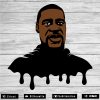 George Floyd Layered SVG PNG