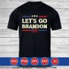 Let's Go Brandon Patriotic Flag Anti Biden SVG PNG EPS DXF AI - Image 2