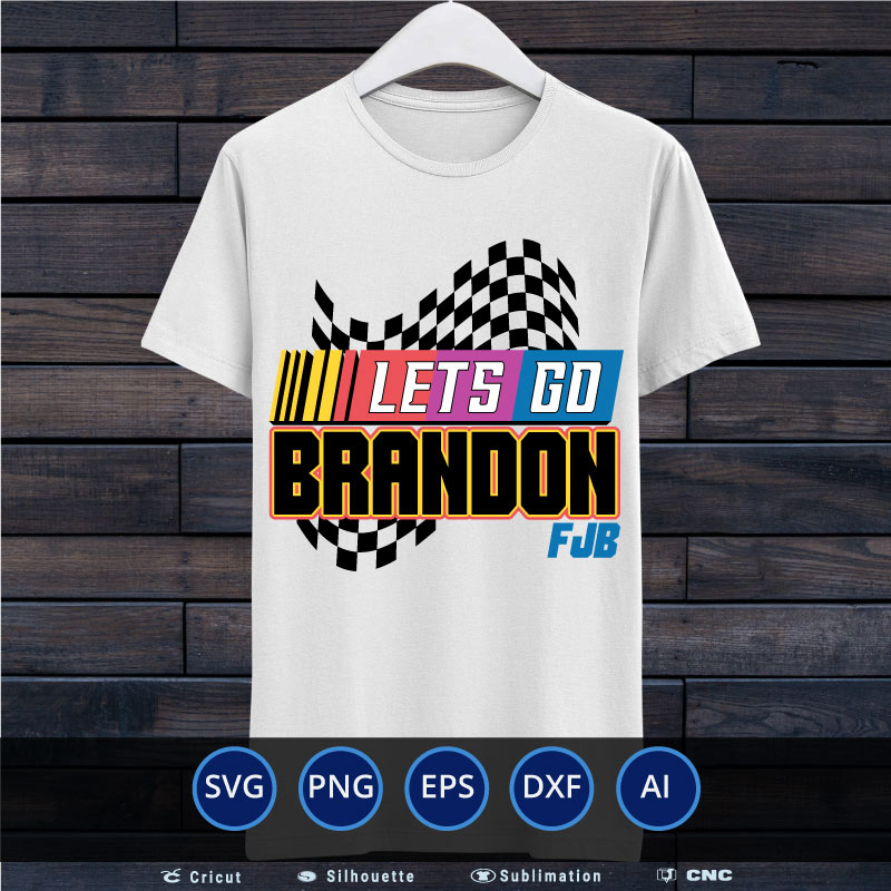 Let’s go brandon race track SVG PNG EPS DXF AI