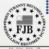when tyranny becomes law rebellion becomes duty SVG PNG