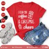 I run on Coffee and Christmas Cheer SVG PNG EPS DXF AI
