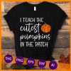 I teach the cutest pumpkins funny teacher Halloween quote SVG PNG