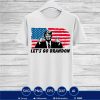 Let's go brandon trump usa flag SVG PNG