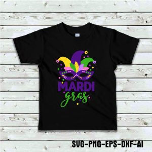 Mardi gras mask text SVG PNG EPS DXF AI - Arts Vector