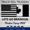 Truck you trudeau us canada flag SVG PNG