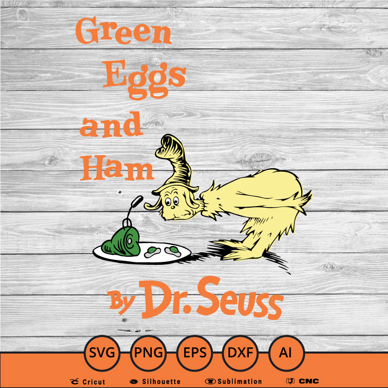 Green eggs and ham SVG PNG