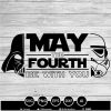 May the 4th be with you Star Wars Layered SVG PNG