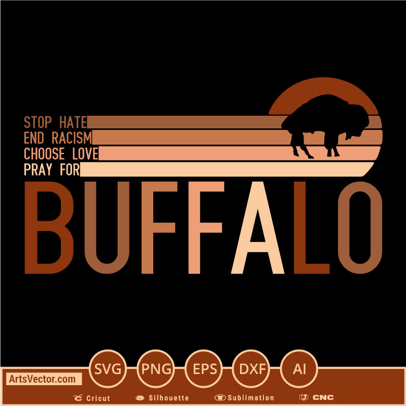 Choose Love Buffalo Melanin SVG PNG EPS DXF AI