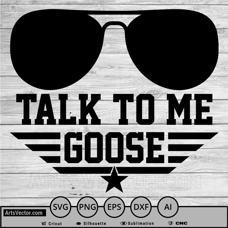 Talk to me goose SVG PNG EPS DXF AI