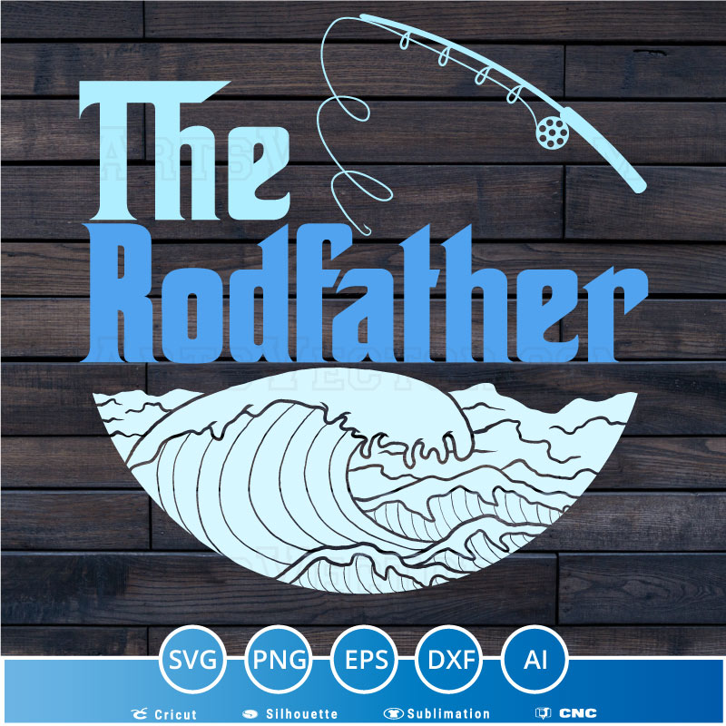 The Rodfather funny SVG PNG