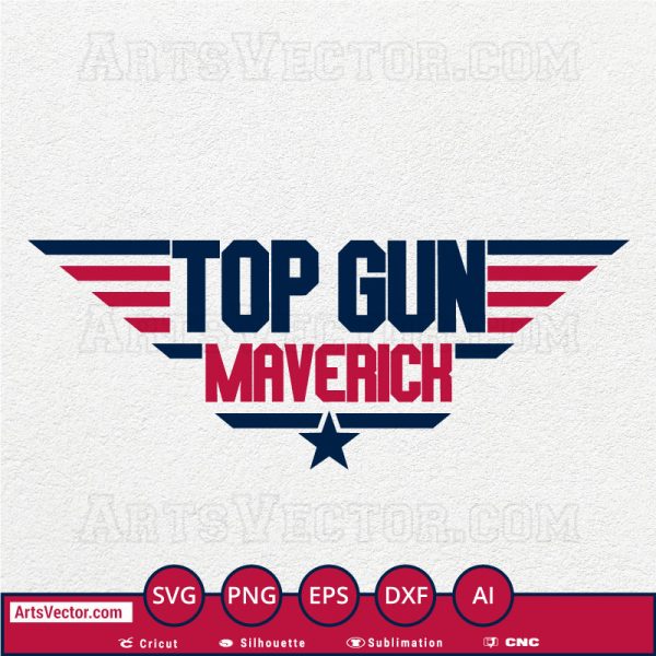 Top Gun Maverick SVG PNG EPS DXF AI - Arts Vector