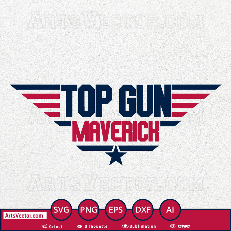Top Gun Maverick SVG PNG EPS DXF AI