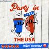 Funny 4th of July party in the usa SVG PNG