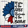 Land of the free because of the brave Sunflower SVG PNG
