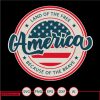 America land of the free because of the brave SVG PNG