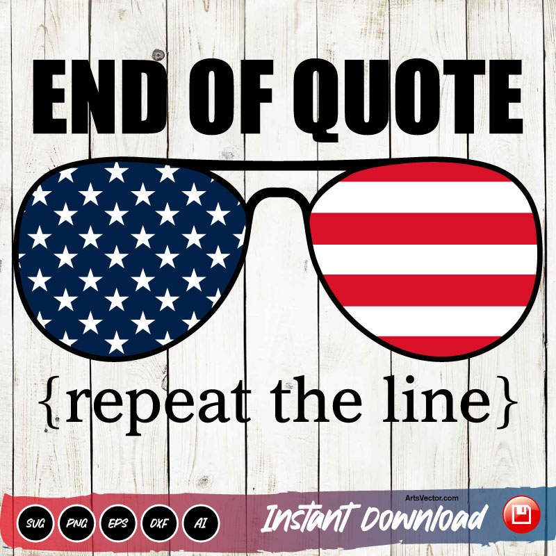 End Of Quote Repeat the line SVG PNG EPS DXF AI