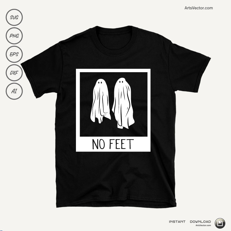 Beetlejuice Ghosts No Feet SVG PNG EPS DXF AI
