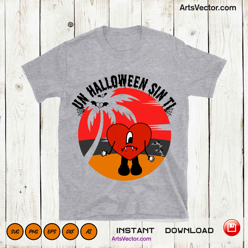 Un halloween sin ti Sunset SVG PNG EPS DXF AI