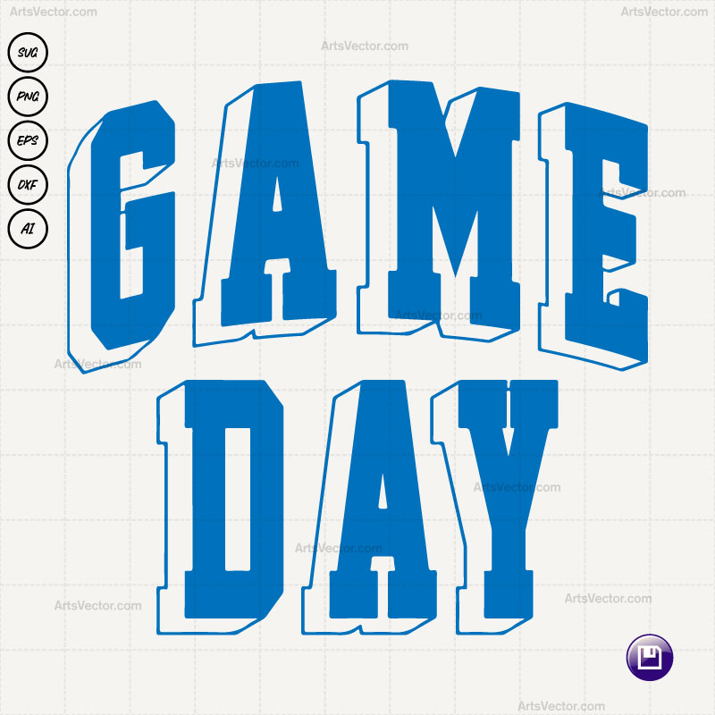 Sport Game Day SVG PNG EPS DXF AI