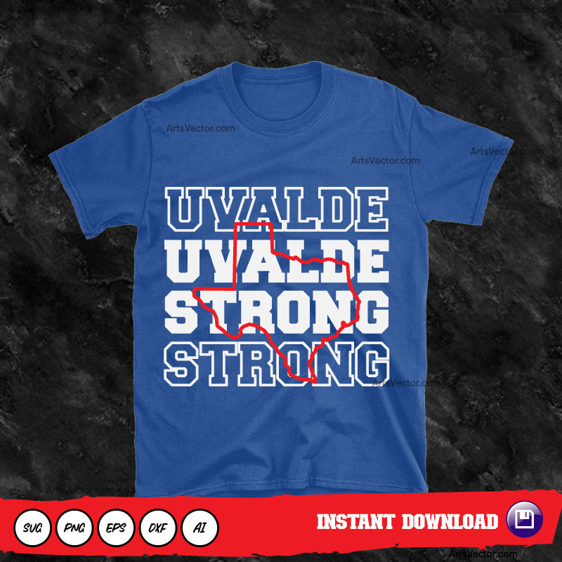 Uvalde Strong t shirt SVG PNG