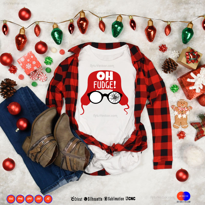 Oh fudge Christmas Story SVG PNG EPS DXF AI