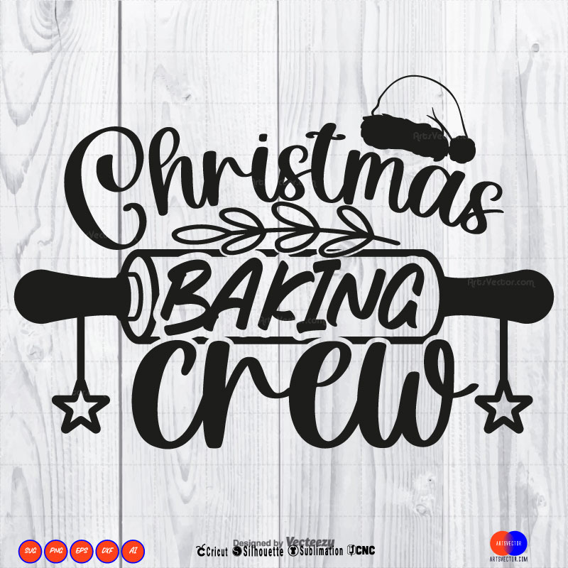 Christmas baking crew SVG PNG EPS DXF AI