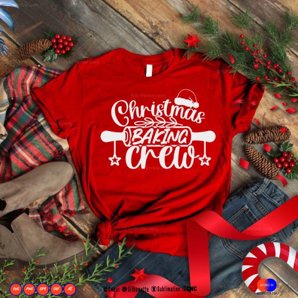 Christmas baking crew SVG PNG EPS DXF AI - Arts Vector