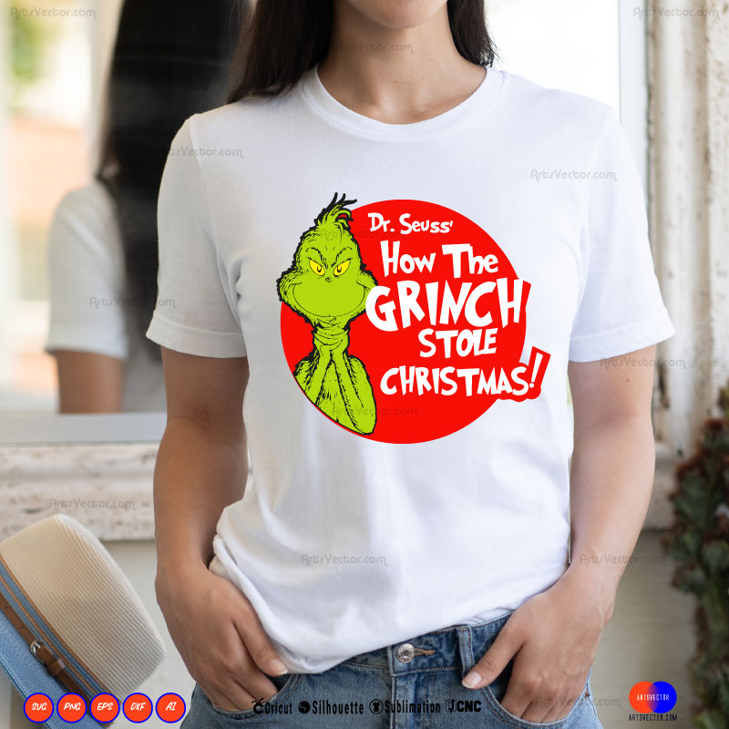 Dr seuss how the grinch stole Christmas SVG PNG EPS DXF AI