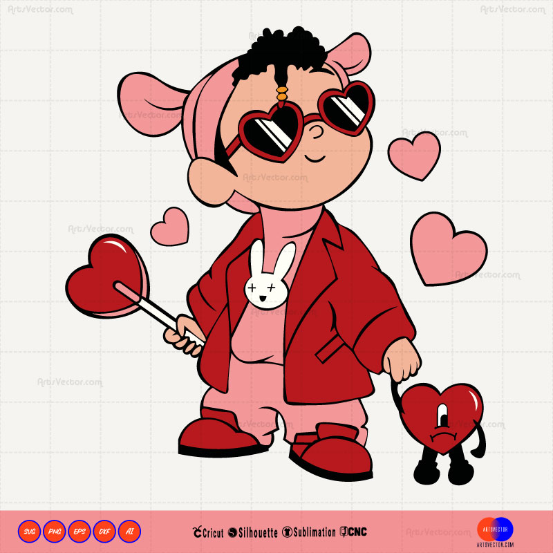 Benito Is My Valentine SVG PNG EPS DXF AI